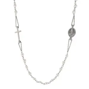 Colar Terço Pérola