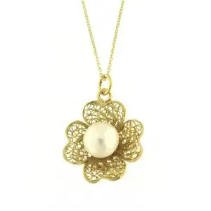 Colar de Filigrana e Pérola