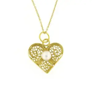 Colar de Filigrana e Pérola