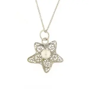 Colar de Filigrana e Pérola