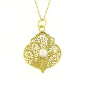 Colar de Filigrana e Pérola