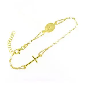 Pulseira Terço Pérola