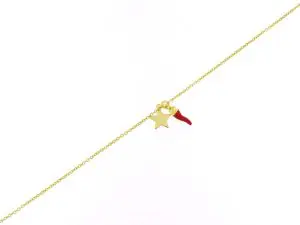 Pulseira com Estrela e Berloque