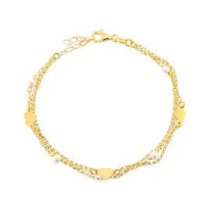 Pulseira Corações