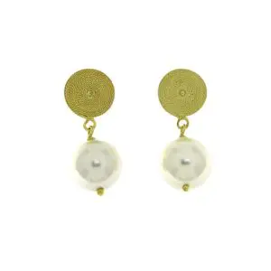 Brincos com Pérola