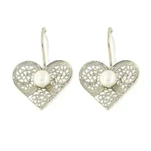 Brincos de Filigrana e Pérola