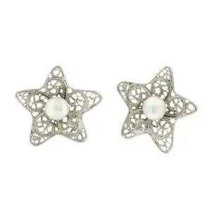 Brincos de Filigrana e Pérola