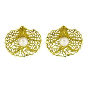 Brincos de Filigrana e Pérola