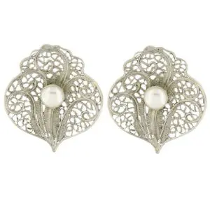 Brincos de Filigrana e Pérola