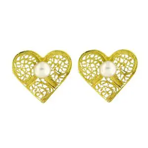 Brincos de Filigrana e Pérola