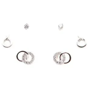 Conjunto de 3 Pares de Brincos