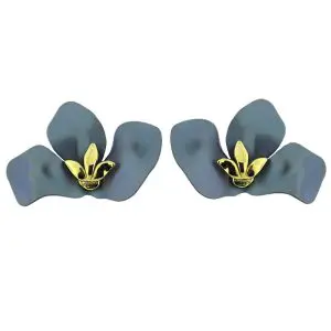 Brincos Flor em Titânio