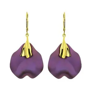 Brincos Pétala em Titânio