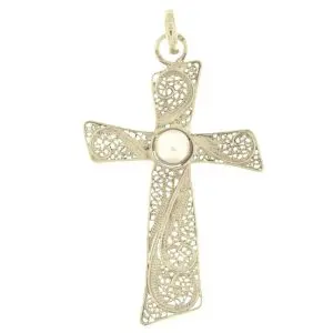 Cruz de Filigrana com Pérola