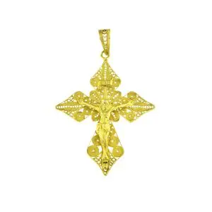 Cruz com Cristo de Filigrana