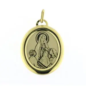 Medalha N. Sra. de Fátima com Pastorinhos
