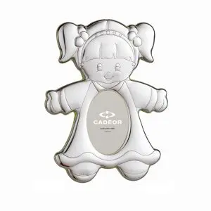 Moldura em Prata Menina