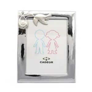 Moldura Cegonha com Bebé