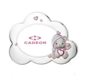 Moldura em Nuvem com Ursinho