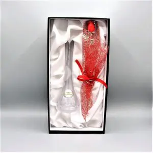 Conjunto Jarra Solitário e Rosa