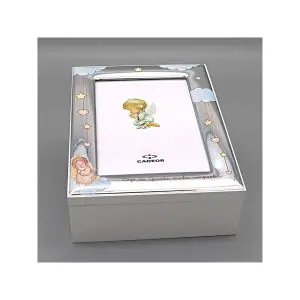 Caixa com Moldura Oração Anjo da Guarda 3