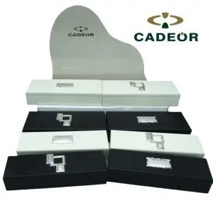 Conjunto Estojos de Madeira com Canetas