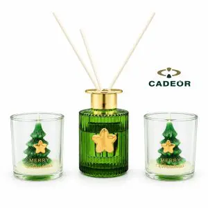 Conjunto Ambientador e Porta-velas