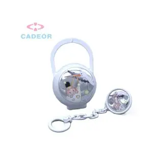 Malote com Porta-chupeta Coleção Cegonha