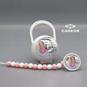 Malote Porta-chupeta Oração Anjo da Guarda 3