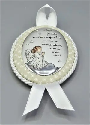 Medalha de Berço Oração Anjo da Guarda 1