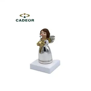 Anjinho com Trevo e Base Branca