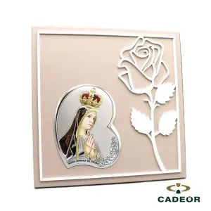 Placa N. Sra. de Fátima Flor