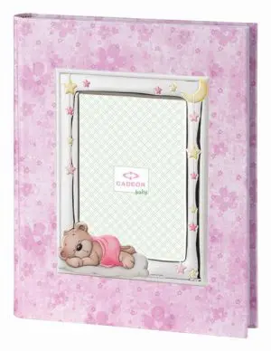 Álbum com Moldura Urso Deitado