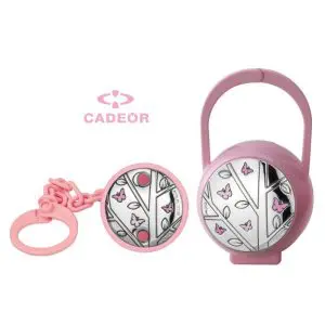 Malote com Porta-chupeta Borboletas