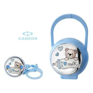 Malote e Porta-chupeta "I love milk"