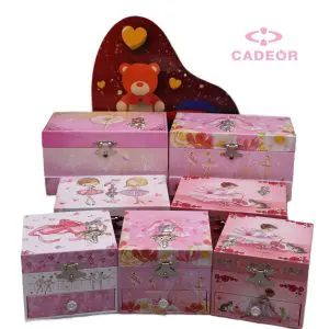 Expositor com 7 Caixas de Música