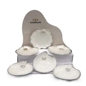 Kit de 6 Conchas para Alianças