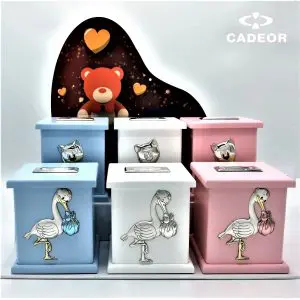 Expositor com 6 Mealheiros com Música