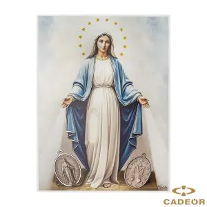 Placa Virgem Milagrosa