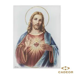 Placa Sagrado Coração de Jesus
