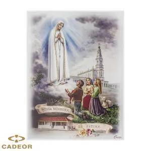 Placa Aparição de N. Sra. de Fátima