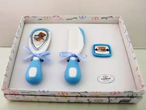 Escova/Pente/Porta-chupeta