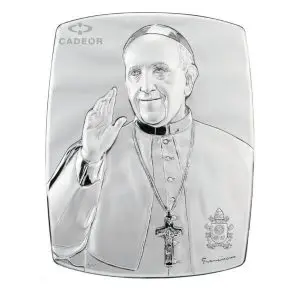 Placa Papa Francisco