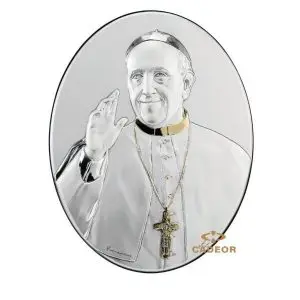 Placa Papa Francisco