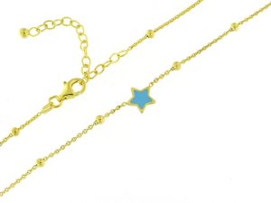 Colar com Estrela Azul