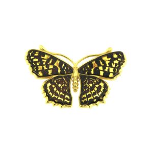 Berloque Borboleta em Âmbar