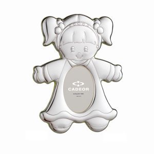 Moldura em Prata Menina