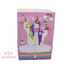 Guarda-joias Musical Unicórnio