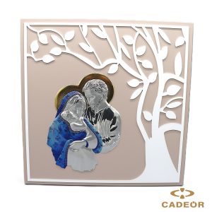 Placa Sagrada Família com Árvore da Vida