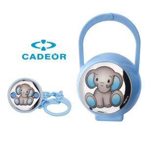 Conjunto Malote e Porta-Chupeta Elefante